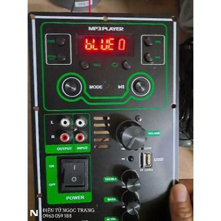 Mạch đứng công suất loa kéo, bo loa kéo  đơn, 3 tấc 4 tấc đôi t20 kèm 2 miro có rever 120w có viveo
