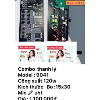 Mạch đứng công suất loa kéo, bo loa kéo đơn, 3 tấc 4 tấc đôi t20 kèm 2 miro có rever 120w có viveo