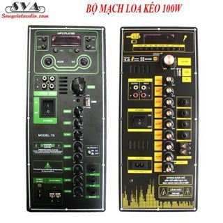 Mạch đứng công suất loa kéo, bo loa kéo  đơn, 3 tấc 4 tấc đôi t20 kèm 2 miro có rever 120w có viveo