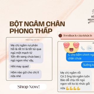 BỘT NGÂM CHÂM PHONG THẤP phòng đau nhức xương khớp, lạnh chân, tê chân