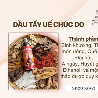 DẦU TẨY UẾ CHÚC DO xoa bóp xương khớp-trừ trược khí...