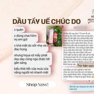 DẦU TẨY UẾ CHÚC DO xoa bóp xương khớp-trừ trược khí...