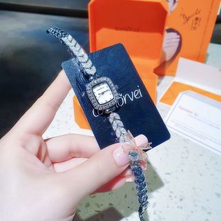 ĐỒNG HỒ NỮ CHÍNH HÃNG MỚI NHẤT COMLORVEI DÂY LÁ ĐÍNH ĐÁ