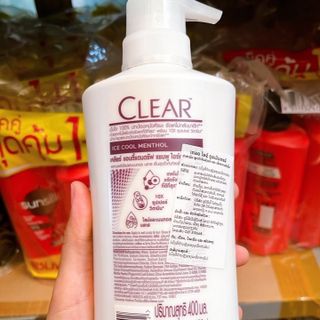 Gội Clear Bạc Hà 400ml