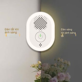 Máy Đuổi Muỗi Côn Trùng Bằng Sóng Siêu Âm Tích Hợp Đèn Ngủ An Toàn Không Độc Hại Mẫu mới nhất 2025