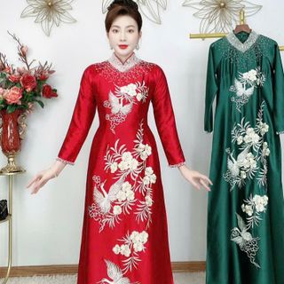Áo dài mẹ ngồi sui chất lụa RUBY 
Giá sỉ giá bán buôn