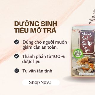 DƯỠNG SINH TIÊU MỠ TRÀ- trà giảm béo an toàn