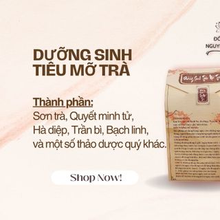 DƯỠNG SINH TIÊU MỠ TRÀ- trà giảm béo an toàn