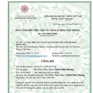 NHANG THẢO DƯỢC THIÊN HUỆ HƯƠNG
