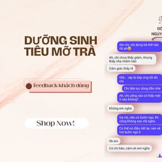 DƯỠNG SINH TIÊU MỠ TRÀ- trà giảm béo an toàn