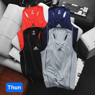 Tổng Tank top thun poly/ lỗ kim 4c trơn láng mát rượi, co giãn 4 chiều thoải mái  Size : m l xl 2xl /2222/8c  30 màu