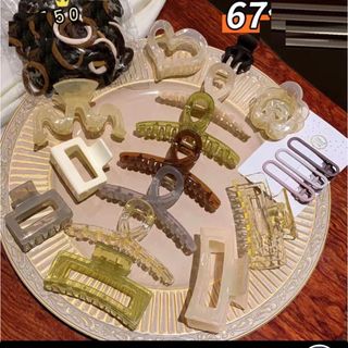 Set Kẹp Tóc Kèm Dây Thun 67 Chi Tiết