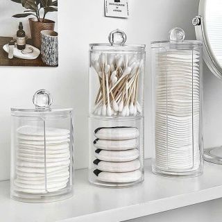 hộp đựng bông tẩy trang nhà tắm