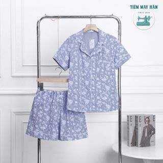 Bộ Đồ Short Kate Nữ HANCLOSET, Tay Ngắn Quần Ngắn SKN01
