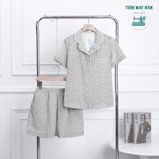 Bộ Đồ Short Kate Nữ HANCLOSET, Tay Ngắn Quần Ngắn SKN01