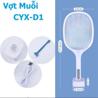 VỢT MUỖI KIÊM ĐÈN BẮT MUỖI CYX D1