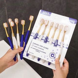 ￼Vỉ 6 Bàn Chải Đánh Răng Nội Địa Trung