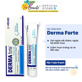 Derma Forte Giảm Mụn - Gel Giảm Mụn, Giảm Thâm Derma Forte 15g