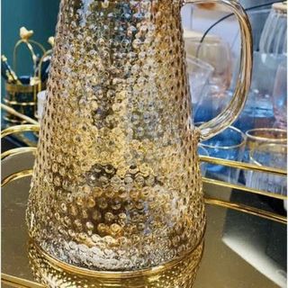 BÌNH THỦY TINH VÀNG 1,8L CHỊU NHIỆT 400 ĐỘ SANG TRỌNG