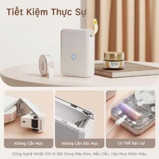 Máy In Nhiệt Mini Kết Nối Bluetooth D110 PRO