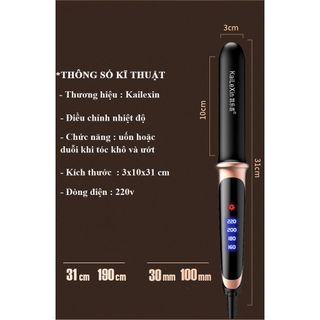 Máy Kẹp, Duỗi Tóc, Đa Năng Kailexin