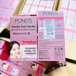 [Hộp 6 Gói]Kem Dưỡng Trắng Da PondsBright Beauty Spf 15 Pa++ Nội Địa Thái Lan 7g