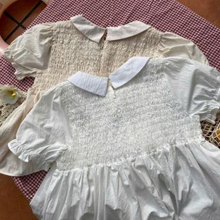 [SHOPPUMI] Áo kiểu linen Ario form BBD 2 màu trắng và nude freesize Pumi