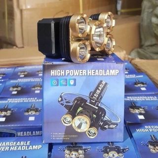 Đèn Pin Đội Đầu Đeo Trán 5 Bóng Siêu Sáng