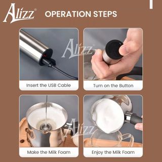 MÁY ĐÁNH TRỨNG TẠO BỌT CÀ PHÊ 3 ĐẦU ALIZZ AL-13578