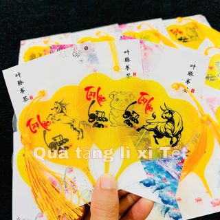 Sỉ Lá Bồ Đề In Hình 12 Con giáp Phong Thủy - May Mắn - Bình An - Tài Lộc