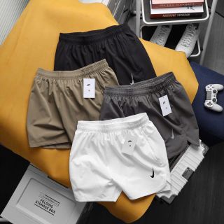 Short Nik xi giãn runing dày dặn mịn mát nhẹ tênh, trơn láng, co giãn 4 chiều, 3 túi khoá kéo Phom ngắn trên gối Size : m l xl 2xl /2222/8c 4 màu / ri 32c