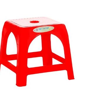 Ghế nhựa lùn vuông