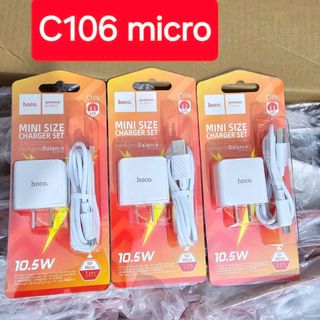 Bộ sạc, củ sạc c106 Micro type C iphone