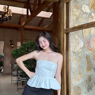 [SHOPPUMI] Áo cúp ngực Benny có bo chun sau lừn 3 màu size SM Pumi