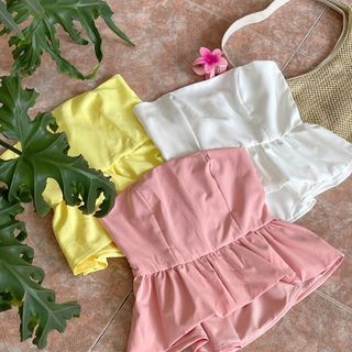 [SHOPPUMI] Áo cúp ngực Benny có bo chun sau lừn 3 màu size SM Pumi