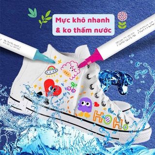 Hộp bút màu acryliic marker 60 cây