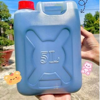 Thùng 6 can nước giặt màu xanh 5 lít