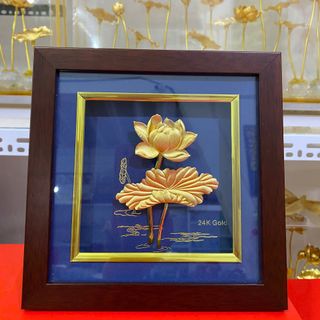 Quà tặng Tranh dát vàng 24k