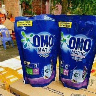 &lt; TÚI MÀU XANH&gt;NƯỚC GIẶT OMO MATIC DẠNG GÓI 412G ( 1 TÚI )
