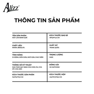 MÁY LÀM BÁNH DASH WAFFLE ALIZZ AL-13911