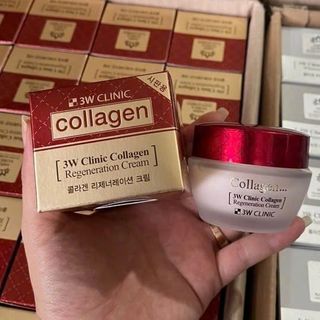 Kem dưỡng trắng da 3WClinic Collagenmàu trắng –đỏ