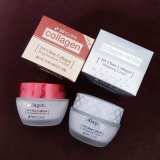 Kem dưỡng trắng da 3WClinic Collagenmàu trắng –đỏ