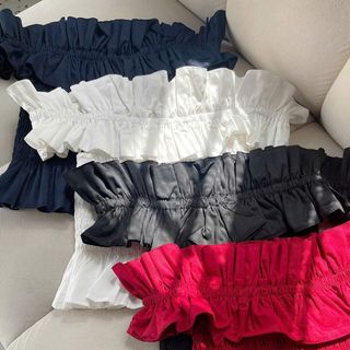 [SHOPPUMI] Áo kiểu Moana trễ vai nhiều màu freesize Pumi