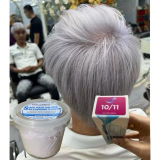Bột Tẩy Tóc Hồng Goldbest 1000ml, bột tẩy tóc cao cấp thơm dẻo, không khô tóc, tẩy tóc yếu an toàn