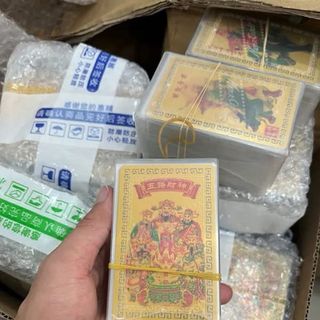 Sỉ Kim Bài Ngũ Lộ Thần Tài Nhôm