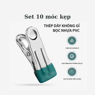 Set 10 móc kẹp đơn
