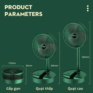 QUẠT TÍCH ĐIỆN GẤP GỌN SUPER 3 TỐC ĐỘ