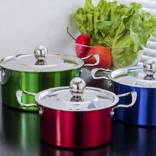 BỘ 3 NỒI INOX CÓ NẮP ĐẬY
