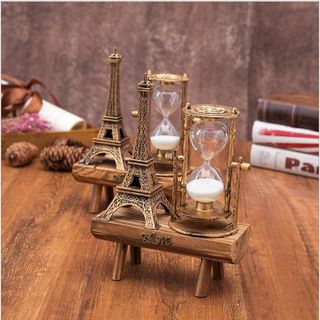 Đồng Hồ Cát Tháp Eiffel Decor, Quà tặng, Quà lưu niệm. Đồng hồ cát để bàn, đồ lưu niệm, decor, trang trí, văn phòng phẩm, Vpp