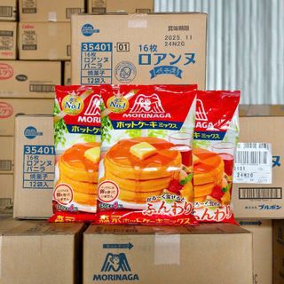 Bột làm bánh pancake Morinaga 600g nội địa Nhật